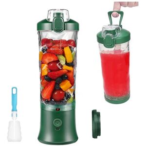 Blender electrique Smoothie 0,6L 240W avec USB-C rechargeable vert Vendos85