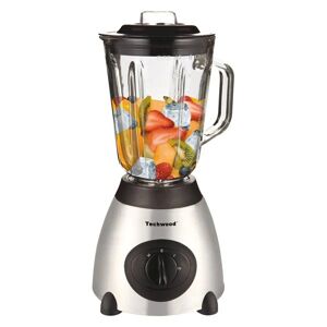 Blender inox avec bol en verre 500 W 1,5 L TBLI-360 Techwood [Vert]