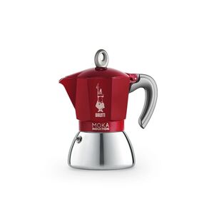 Cafetiere italienne moka plaque induction rouge 6 tasses Bialetti [Vert]