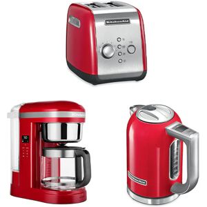 Lot petit-dejeuner avec grille-pain, cafetiere et bouilloire Kitchenaid [Vert]