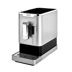 Machine a cafe avec broyeur 19 bars Slimissimo et Milk Silver Scott [Noir]