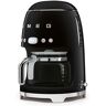 Machine à café filtre noir 10 tasses 1050 W DCF02BLEU Smeg [Noir]