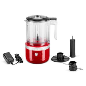 Hachoir electrique sans fil 2 vitesses 1,18 L rouge empire 5KFCB519EER Kitchenaid [Orange]