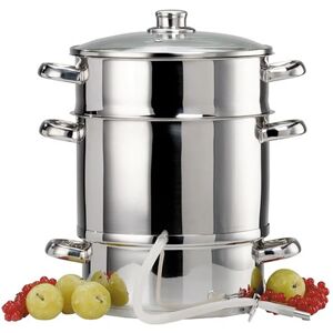 Extracteur de jus a vapeur inox 28 cm 342711 Baumalu [Gris]