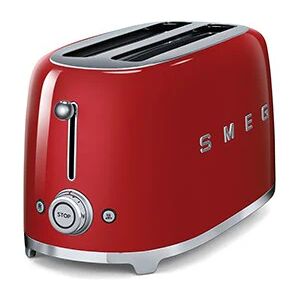 Grille-pain 4 tranches rouge 1500 W TSF02RDEU Smeg [Beige]