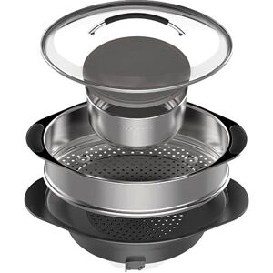 Panier vapeur XXL 17277 pour Cook Expert et Cook Expert XL Magimix [Gris]