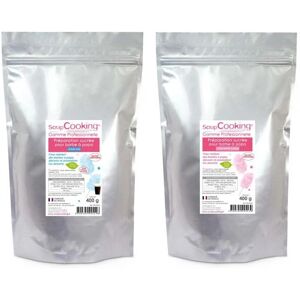 Preparation barbe a papa bleu & rose 800 g Scrapcooking