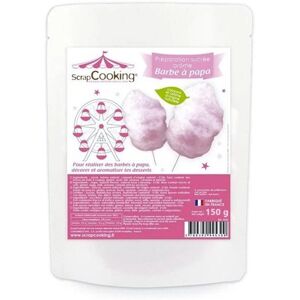 Preparation barbe a papa rose 150 g Scrapcooking