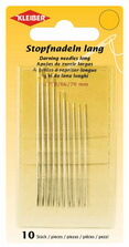 Set d'aiguilles à repriser, long, 10 pièces - Lot de 10