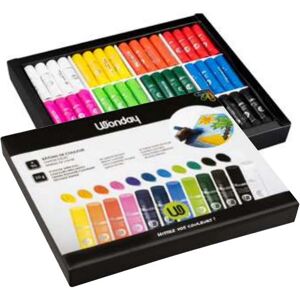 Wonday Schoolpack de 96 sticks de gouache 10g couleurs assorties