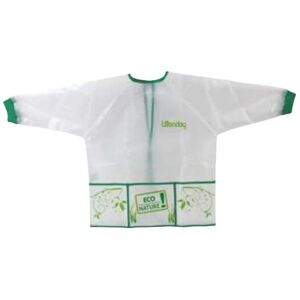 Wonday Tablier imperméable 3 poches pour enfant 4 à 6 ans en matière recyclée et biodégradable - Lot de 2