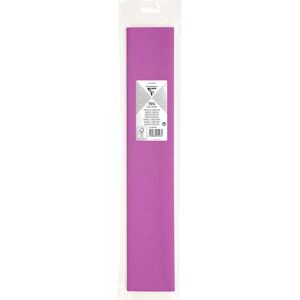 Clairefontaine PAPIER CRÉPON, Sachet de 1 feuille pliée 75% au format 2,50x0,50m - Mauve - Lot de 20 Rose pâle