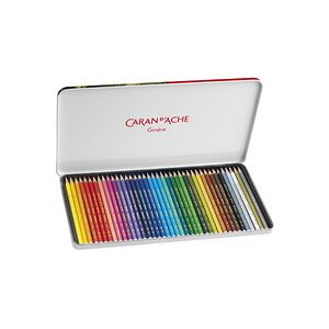 Caran d'ache Crayon de couleur PRISMALO Aquarelle, 80 pièces