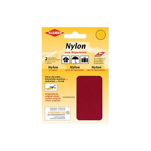 Pièce de réparation nylon, autocollant, noir - Lot de 5 Blanc