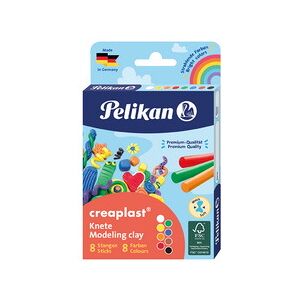 Pelikan Pâte à modeler pour enfants Creaplast, boîte pliante - Lot de 4