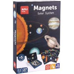 Apli kids Jeu de société magnets système solaire, boîte de