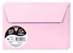 Clairefontaine Paquet de 20 enveloppes Pollen 114x162mm 120g/m² - Rose dragée - Lot de 4