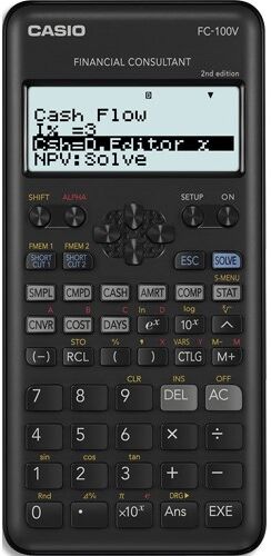 Casio Calculatrice financière FC-100V-2