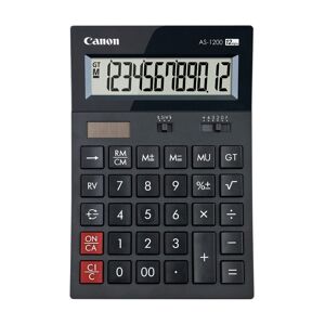 Canon Calculatrice de bureau Canon AS-1200 - 12 chiffres 45 - Publicité