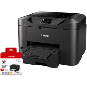 Canon Imprimante Multifonction jet d'encre 4 en 1 Canon Maxify MB2750 + pack 4 cartouches PGI1500XL