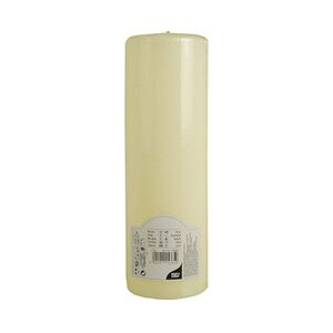 Papstar Bougie cylindrique 'Ivory', diamètre: 80 mm, ivoire - Lot de 2