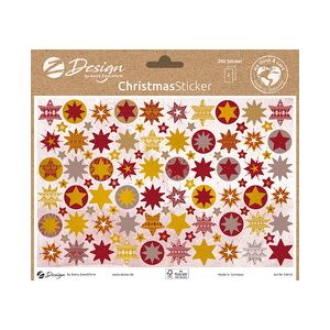 Avery ZDesign Sticker tendance NOEL - Lot de 4