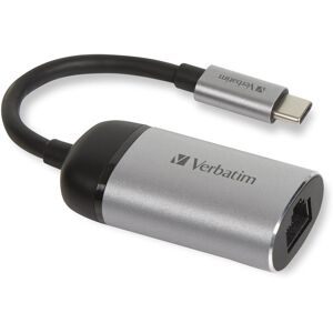 Verbatim 49146 station d'accueil USB 3.2 Gen 1 (3.1 Gen 1) Type-C Noir, Argent