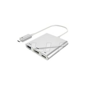 DLH DY-TU2720G station d'accueil USB 3.2 Gen 2 (3.1 Gen 2) Type-C Blanc