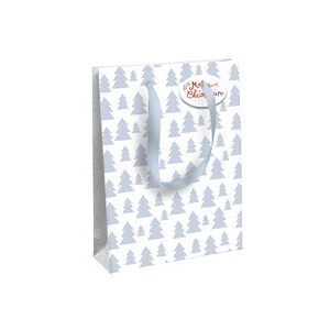 Clairefontaine Sac cadeau de Noël 'Empreintes', moyen - Lot de 9