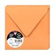 Clairefontaine Paquet de 20 enveloppes Pollen 140x140mm 120g/m² - Clémentine - Lot de 2