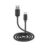 SBS Câble USB Câble USB C - USB A, 3m, noir