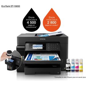 Epson Multifonctions couleur Epson EcoTank ET-16650 A3 Blanc