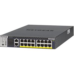 Netgear M4300-16X Géré L3 10G Ethernet (100/1000/10000) Connexion Ethernet, supportant l'alimentation via ce port (PoE) 1U Noir