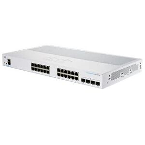 Cisco Systems CBS250-24T-4X-EU commutateur réseau Géré L2/L3 Gigabit Ethernet (10/100/1000) Argent Noir