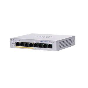 Cisco Systems CBS110-8PP-D Non-géré L2 Gigabit Ethernet (10/100/1000) Connexion Ethernet, supportant l'alimentation via ce port (PoE) Gris