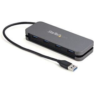 StarTech.com Hub USB 3.0 à 4 Ports - USB-A vers 4x USB-A - Mini Hub USB 3.2 Gen 1 Type-A SuperSpeed 5Gbps - Alimenté par Bus - Concentrateur USB av...