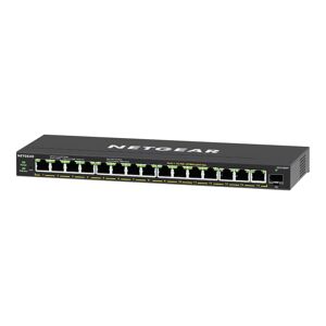 Netgear 16-Port High-Power PoE+ Gigabit Ethernet Plus Switch (231W) with 1 SFP port (GS316EPP) Géré Gigabit Ethernet (10/100/1000) Connexion Ethern...