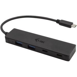 i-tec Metal C31HUBMETAL2A2C hub & concentrateur USB 3.2 Gen 1 (3.1 Gen 1) Type-C 5000 Mbit/s Noir