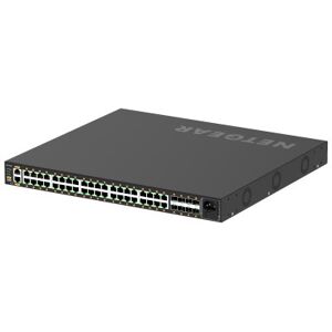 Netgear GSM4248P-100EUS commutateur réseau Géré L2/L3/L4 Gigabit Ethernet (10/100/1000) Connexion Ethernet, supportant l'alimentation via ce port (... Cyan