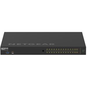 Netgear M4250-26G4XF-PoE+ Géré L2/L3 Gigabit Ethernet (10/100/1000) Connexion Ethernet, supportant l'alimentation via ce port (PoE) 1U Noir