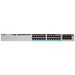 Cisco Systems Catalyst C9300-24P-E Géré L2/L3 Gigabit Ethernet (10/100/1000) Connexion Ethernet, supportant l'alimentation via ce port (PoE) 1U Gris