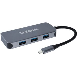 D-Link Hub USB-C 6-en-1 avec HDMI/Gigabit Ethernet/alimentation DUB-2335