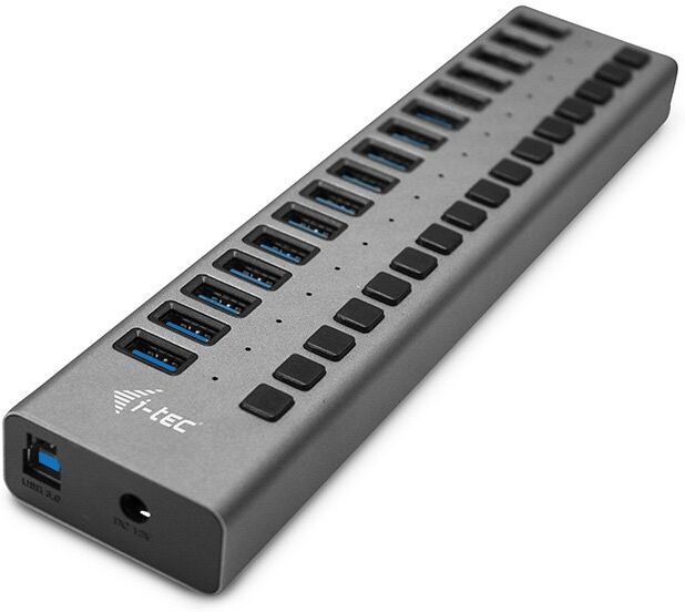 i-tec USB 3.0 Charging HUB 16port + Power Adapter 90 W