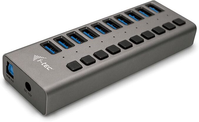 i-tec USB 3.0 Charging HUB 10 port + Power Adapter 48 W