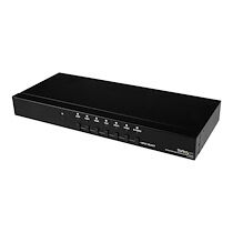StarTech.com Commutateur HDMI / VGA de 7 ports - Switcher de l'analogique vers numerique - Scaler S-Video, RCA, audio et video 1080p - commutateur vidéo/audio - 7 ports