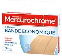 Mercurochrome Boîte de 10 bandes à découper économique 10x6 cm Mercurochrome Mercurochrome Boîte de 10 bandes à découper économique 10x6 cm Mercurochrome