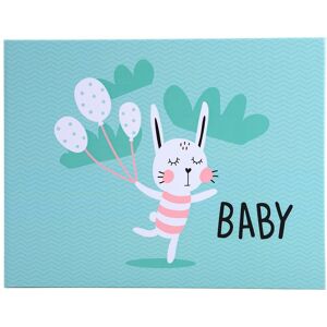 Exacompta Album photos livre 30 pages blanches - Format 28,5x22cm - BABY - Vert