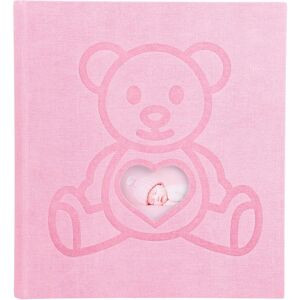 Exacompta Album photo livre 60 pages blanches ours Teddy - Rose