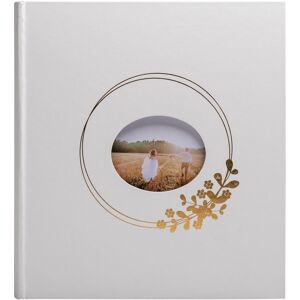 Exacompta Album photo livre 60 pages blanches Ringflower - Blanc