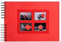 Exacompta Album photos à spirales 50 pages noires Passion - 32x22 cm - Rouge Exacompta Album photos à spirales 50 pages noires Passion - 32x22 cm - Rouge